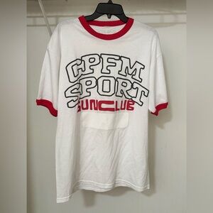 Cactus Plant Flea Market CPFM “sport sun club” white/red tee shirt sz Xl